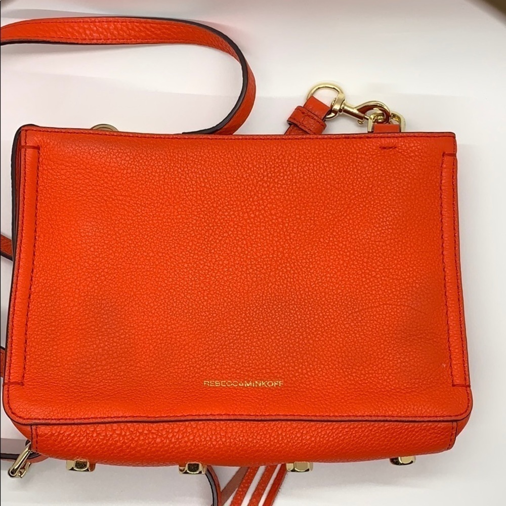Rebecca Minkoff bright red leather crossbody bag - Picture 2 of 4